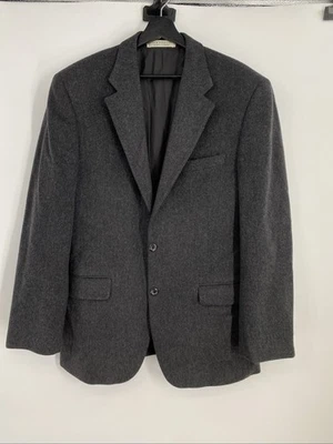 Blazer de colección John w. Nordstrom cachemir Loro Piana para hombre gris bolsillos preppy  Foto 1 de 4