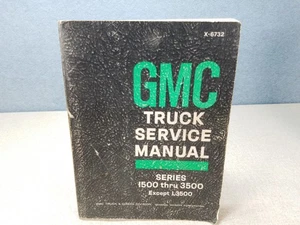 GMC Trucks & Coach Maintenance Service Manual Series 1500 Thru 3500 1966 X 6732 - Foto 1 di 8