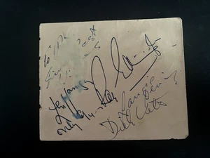 RAY ELLINGTON - BANDLEADER / MUSICIAN / SINGER - SIGNED VINTAGE PAGE - Picture 1 of 1