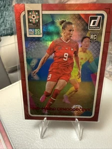 2023 Donruss Women's World Cup ANA-MARIA CRNOGORCEVIC Red /299 RC SWITZERLAND - Picture 1 of 2