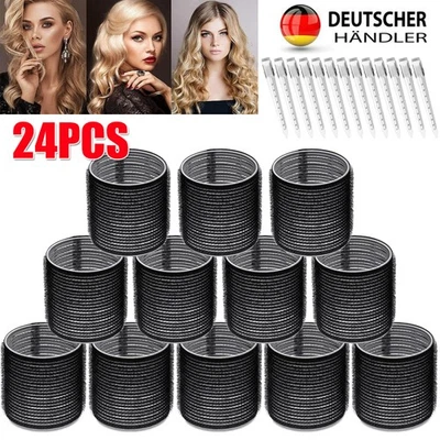 Lockenwickler,HAFTWICKLER 24tlg SET WICKLER Friseurbedarf Ø48mm LOCKEN Haar - Bild 1 von 4