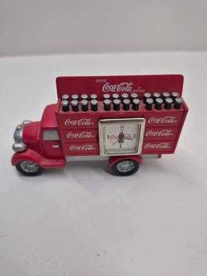 Vintage 2001, 1:64 COCA-COLA COKE MINI CLOCK DELIVERY TRUCK-C18 - Image 1 of 4
