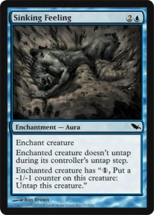 Sinking Feeling -Foil Light Play MTG Shadowmoor - Image 1 of 1