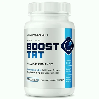 Boost TRT Píldoras para Hombres, BoostTRT Apoyo Avanzado para la Salud Masculina 60ct Foto 1 de 4