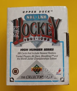 1991-92 UPPER DECK HOCKEY HIGH SERIES SEALED BOX - Picture 1 of 6