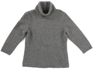 Lauren Ralph Lauren Damen Wollmischung Pullover Gr. L grau Rollkragen Langarm  - Bild 1 von 17