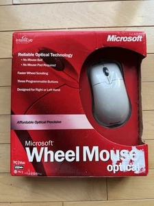 Microsoft Wheel Maus Optisch USB Und Ps/2 Kompatibel X08 40763NEU NEU - Bild 1 von 5