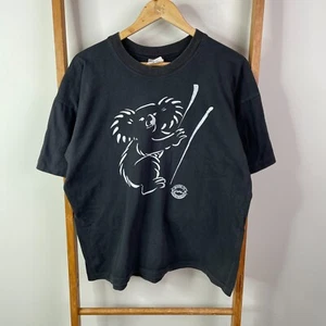 Vintage Koala Australia Shirt Mens Extra Large Black Graphic Print Short Sleeve - Picture 1 of 10