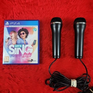 Juego PS4 LETS SING 2020 + 2 micrófonos Logitech micrófonos REGIÓN LIBRE PAL UK Let's - Imagen 1 de 3
