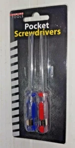 STERLING TOOLS POCKET SCREWDRIVERS SET OF FLAT & PHILLIPS 5"_NEW. FREE SHIPPING - Picture 1 of 4