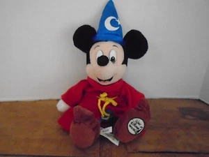 Disney Mickey Mouse Zauberer Zauberer Stofftier Plüschtier Fantasia Magic - Bild 1 von 5