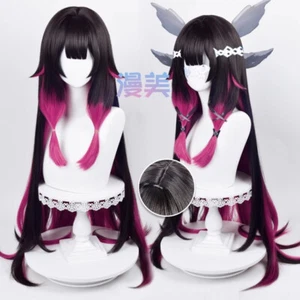 Genshin Impact Damselette Colombina Wig Womens Cosplay Long Hair Wigs 105cm  - Picture 1 of 9