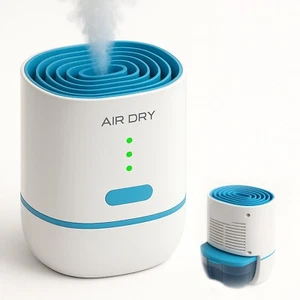 Deumidificatore d'Aria Silenzioso Elettrico 22W 500ml da Interno umidità muffa - Foto 1 di 12