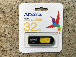ADATA #UV128 - USB 3.1 FLASH DRIVE 32GB - Picture 1 of 2