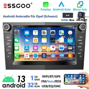 Android 13 Autoradio DAB+ GPS RDS Carplay Für Opel Combo Astra H Corsa C D Combo - Bild 1 von 15