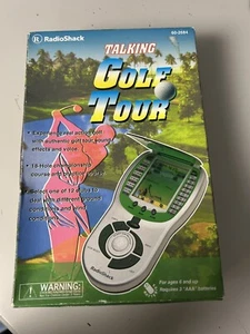 Radio d'epoca Shack Talking Golf Tour gioco elettronico portatile cat. #60-2684 - Foto 1 di 4