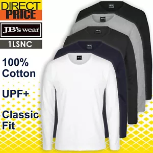 JB's wear Tee T shirt, Non Cuff, Long Sleeve Cotton 1LSNC - Picture 1 of 12