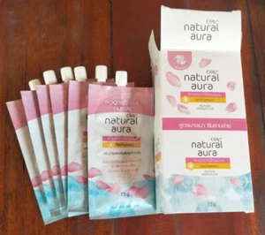 Olay Natural Aura White Pinkish Fairness Whitening Cream UV Protection 12x7.5g - Picture 1 of 6