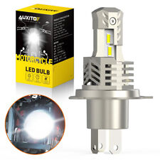 6500K High Power H4 COB LED Bulb HID White 360° Hi/Low Beam Motorcycle Headlight