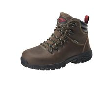 Avenger Work Boots Womens Flight Alloy Toe Lace Up Leather Brown 7470