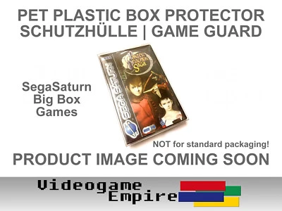 1x Custodia protettiva 0,4 mm Sega Saturn Big Box Games Panzer Dragoon Saga Protector