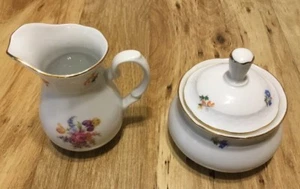 Crema y Azúcar de Thun de Checoslovaquia Patrón Tradición - Imagen 1 de 4