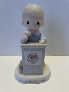 Precious Moments "Let Us Call The Club To Order" OHNE BOX E-0303 Vintage - Bild 1 von 7