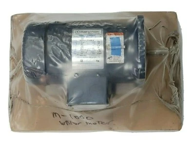 NEW MARATHON ELECTRIC Z604 MOTOR NVC56E17F1003 G 1/3 HP 1750 RPM 90 V 3.5 AMP - Image 1 of 4
