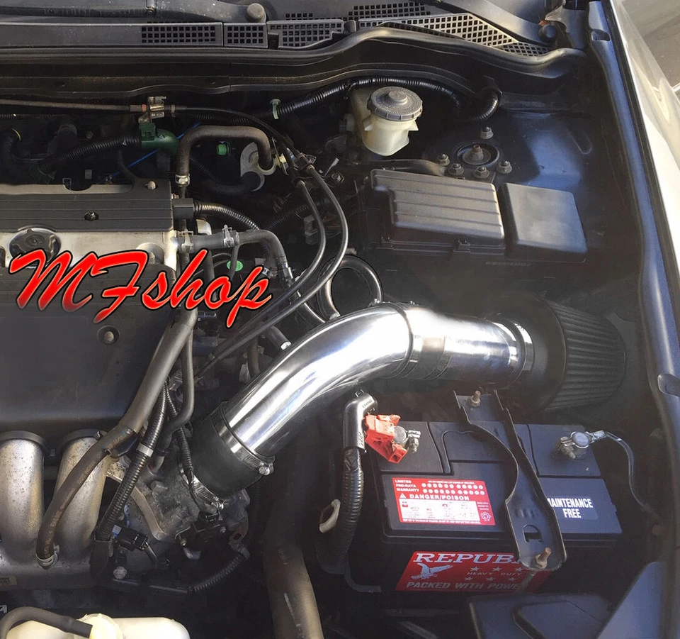 Black Air Intake Kit + Filter For 2004-2007 Acura TSX Sedan 2.4L L4 - Image 1 of 1