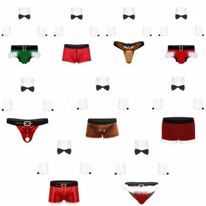 FEESHOW Sexy Mens Christmas Outfits Role Play Costume Collar Cuffs + AU - Picture 1 of 43