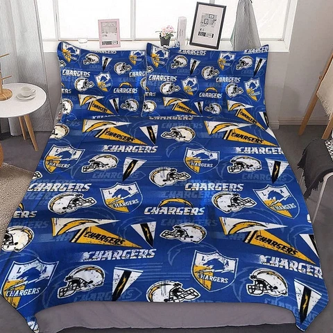 Los Angeles Chargers Bedding Set Duvet/Comforter Cover Pillowcase Quilt Cover Cover
