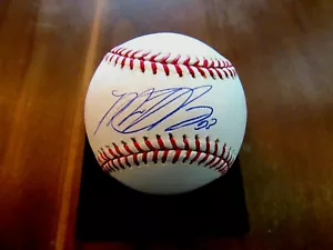 MATT HARVEY THE DARK KNIGHT ANGELS REDS METS PITCHER SIGNED AUTO BASEBALL JSA - Picture 1 of 3