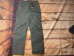 Pantaloni antipioggia Under Armour da uomo UA Storm taglia XS grigi nuovi con etichette al dettaglio $130 - Foto 1 di 8