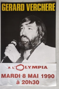 affiche MUSIQUE - GERARD VERCHERE - à l'Olympia - Mardi 8 Mai 1990 - Picture 1 of 1