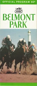 1984 BELMONT PROGRAM MAN O WAR MAJESTY'S PRINCE COZZENE SABIN WIN HERAT UNUSED - Picture 1 of 1