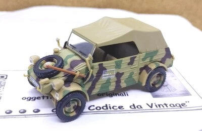 DE AGOSTINI by Victoria scala 1/43 Typ 82 Kubelwagen Germany 1944 die-cast - Immagine 1 di 4