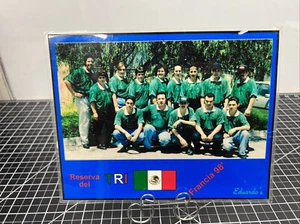 Foto De Colección 8x10 Reserva del TRI Francia 1998 Francia Mundial México Fútbol - Imagen 1 de 8