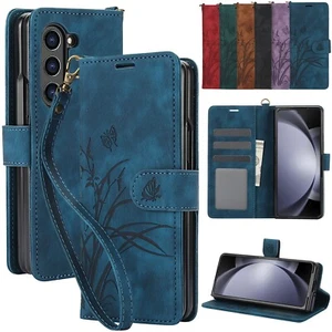 For Samsung Galaxy Z Fold 6/5/4/Shockproof Flip Wallet Phone Case Leather Cover - Bild 1 von 88