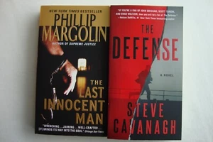 2 new LEGAL pb books COURT mass market paperbacks MURDER crime MARGOLIN suspense - Bild 1 von 13
