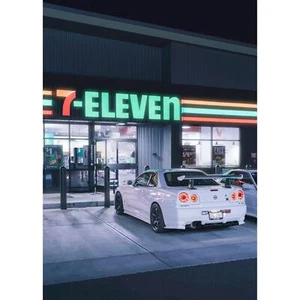 Nissan GTR R34 Skyline JDM Art Print #012 - High Resolution Iconic Automotive De - Picture 1 of 15