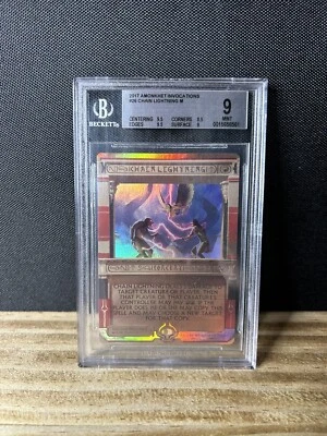 Chain Lightning - BGS 9 MINT - Amonkhet Invocations - MTG - Modern - Image 1 of 2