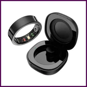 2024 R09 Smart Ring Herren Damen mit Ladecase, Körpertemperatur Gesundheit & Haut - Bild 1 von 15