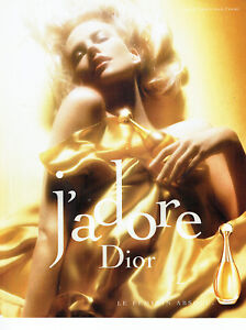 Publicité advertising 118  2005   parfum  J'Adore Dior absolu  & Charlize Theron