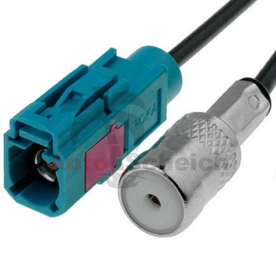 ISO Fakra Adattatore Antenna Adattatore Per BMW Mercedes Citroen Peugeot Radio - Immagine 1 di 2