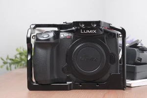 Panasonic LUMIX GH5s 10.2MP Mirrorless Camera - Black (Body Only) With Cage - Picture 1 of 13