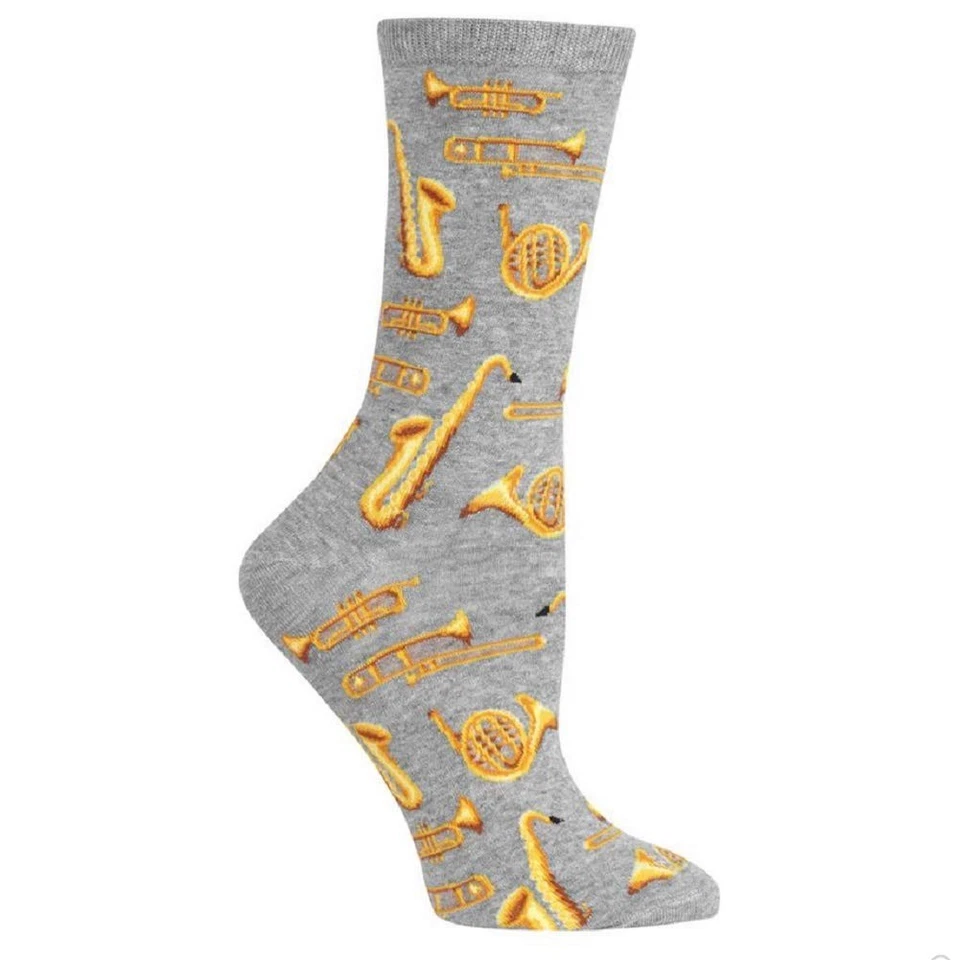 Grey Jazz Instruments女士船袜 — 第 1/1 张图片