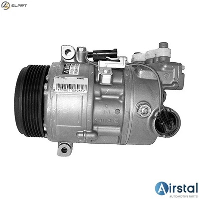 COMPRESSOR AIR CONDITIONING 10-0791 FOR BMW 3/E91/E90 M47D20 N47D20A/C 2.0L 4cyl - Image 1 of 4