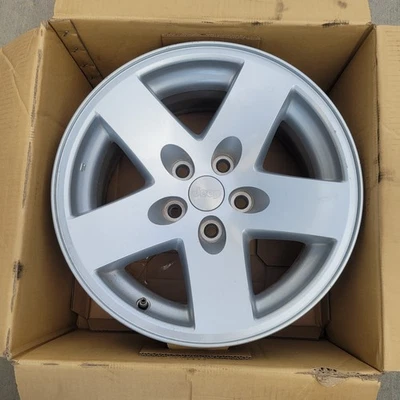 1997-2006 JEEP WRANGLER TJ ALUMINUM 5 SPOKE RIM WHEEL 16X8 5HP23TRMAC OEM - Image 1 of 4