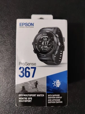Epson ProSense 367 GPS Running Watch Multisport Digital View iPhoneAndroid J-367 - Image 1 of 4