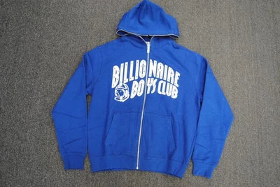 NUEVA SUDADERA CON CAPUCHA PARA HOMBRE BBC 851-6307 BILLIONAIRE BOYS CLUB BB CURVE CREMALLERA AZUL MARINO Foto 1 de 4